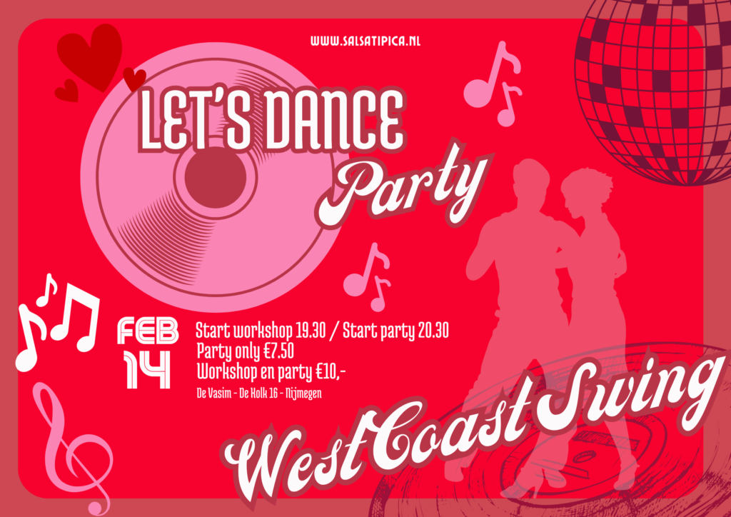 februari valentine retro vibe party (A2 (liggend))