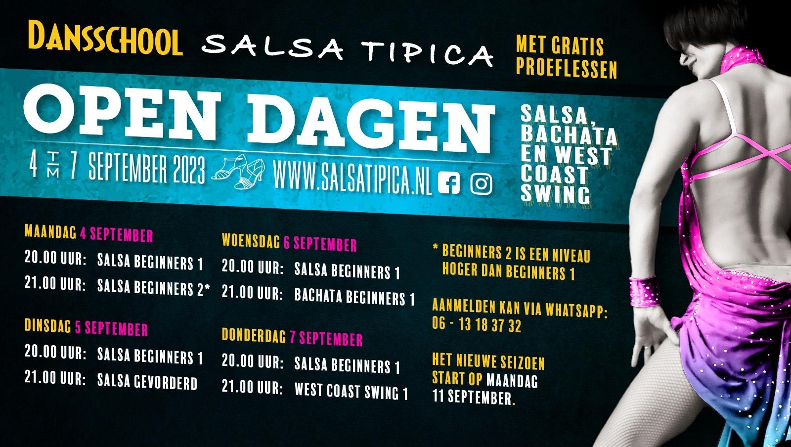 Salsa Tipica Open Dagen September 2023
